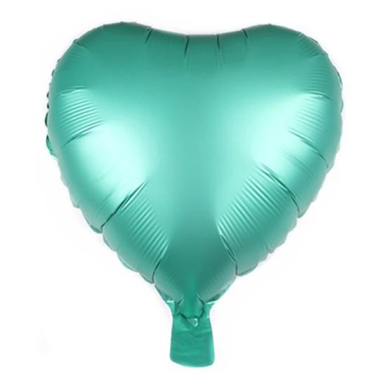 Krom Yeşil Kalp Folyo Balon