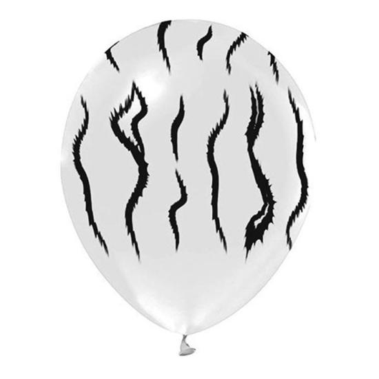 Zebra Baskılı Balon 5’li