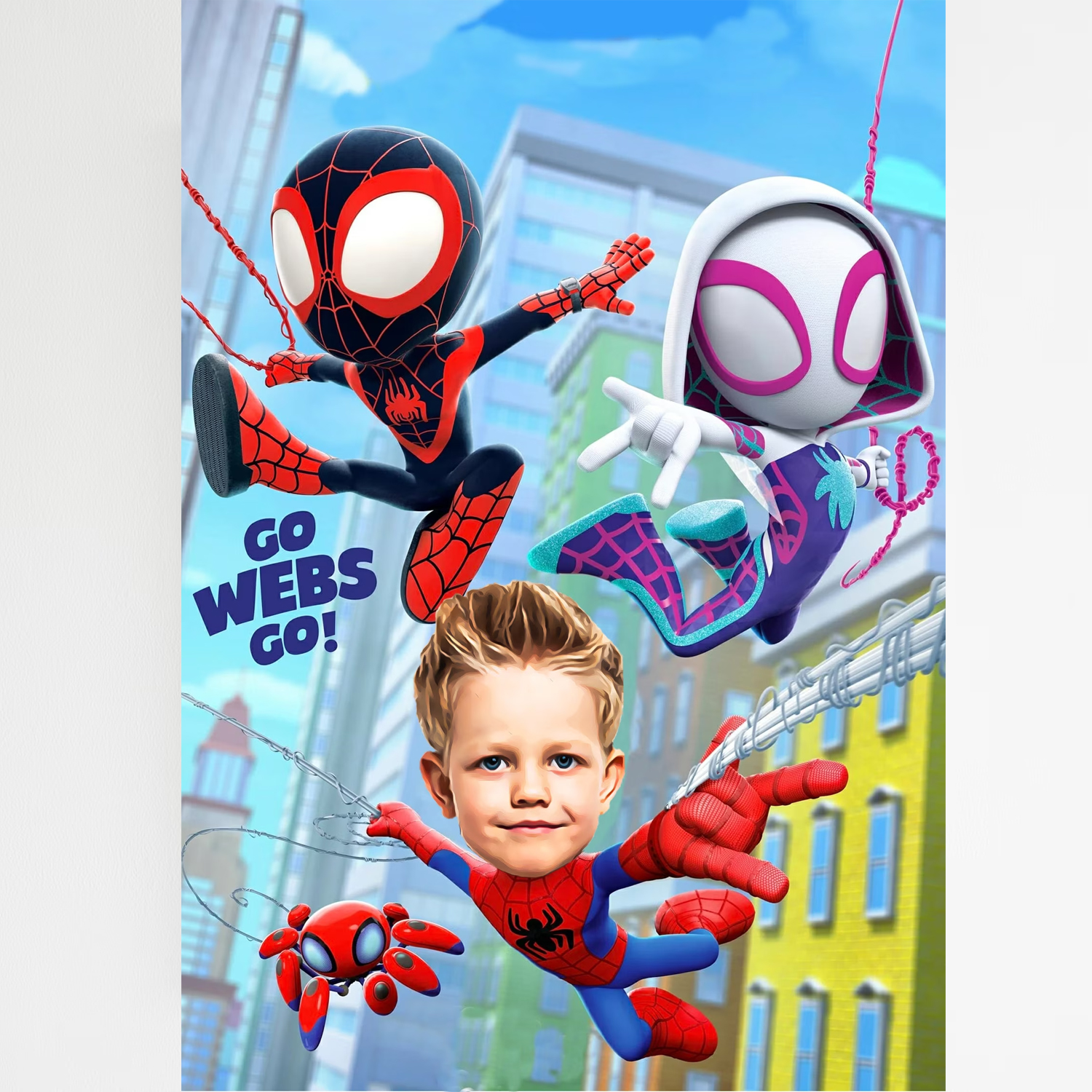 Spidey Konsepti Kişiye Özel Poster