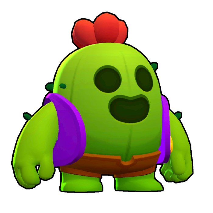 Brawl Stars Spike konseptli Sticker 12 cm 1 adet