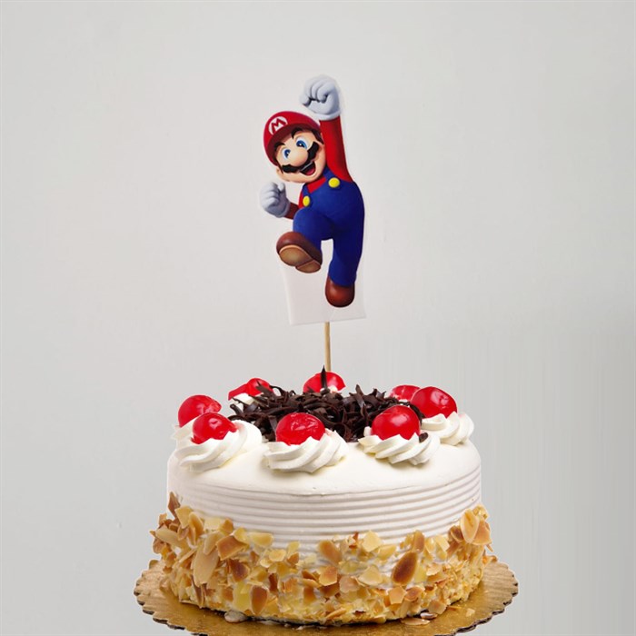 Super Mario Temalı Çubuklu Maket Süs
