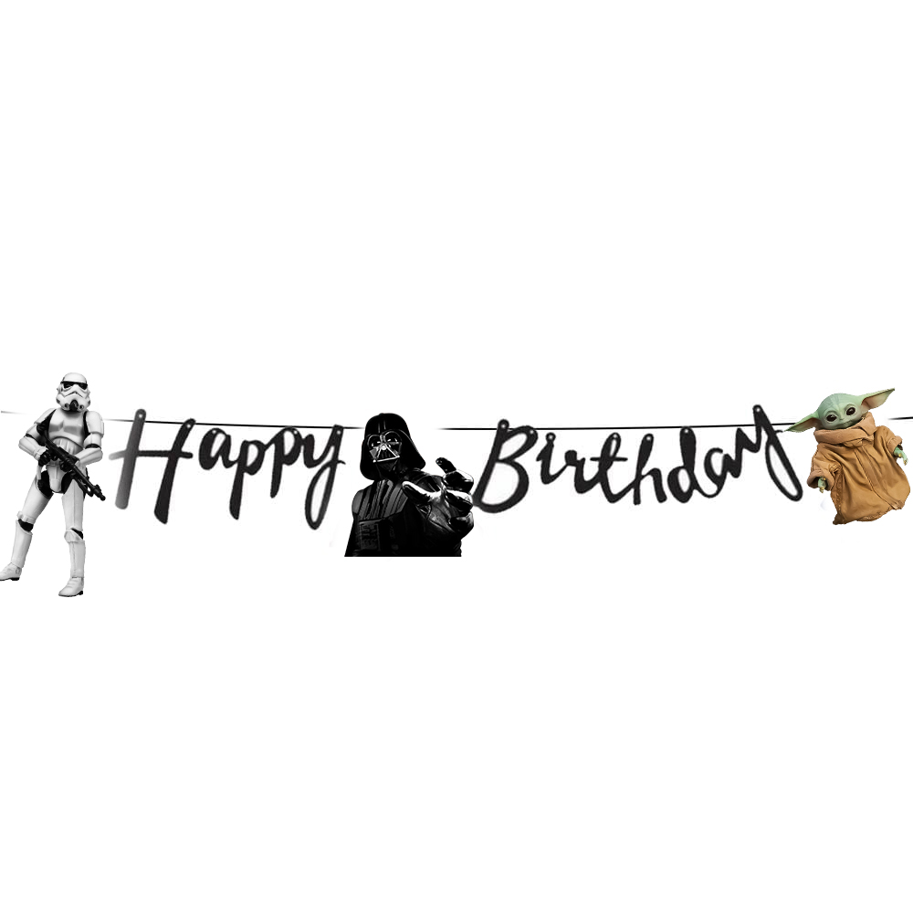 Star Wars Konseptli Happy Birthday
