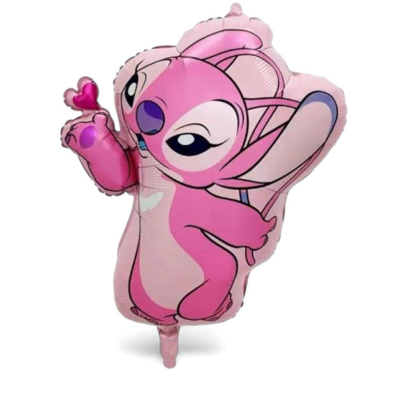 Stitch Pembe Konseptli Folyo Balon