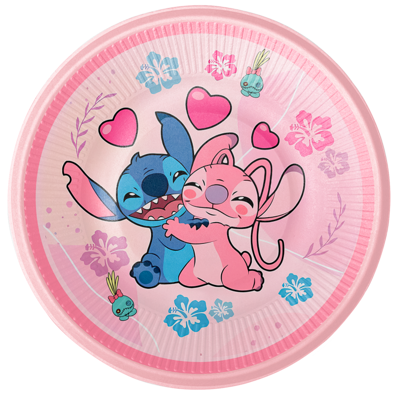 Stitch Pembe Konsepti Karton Tabak 8’li