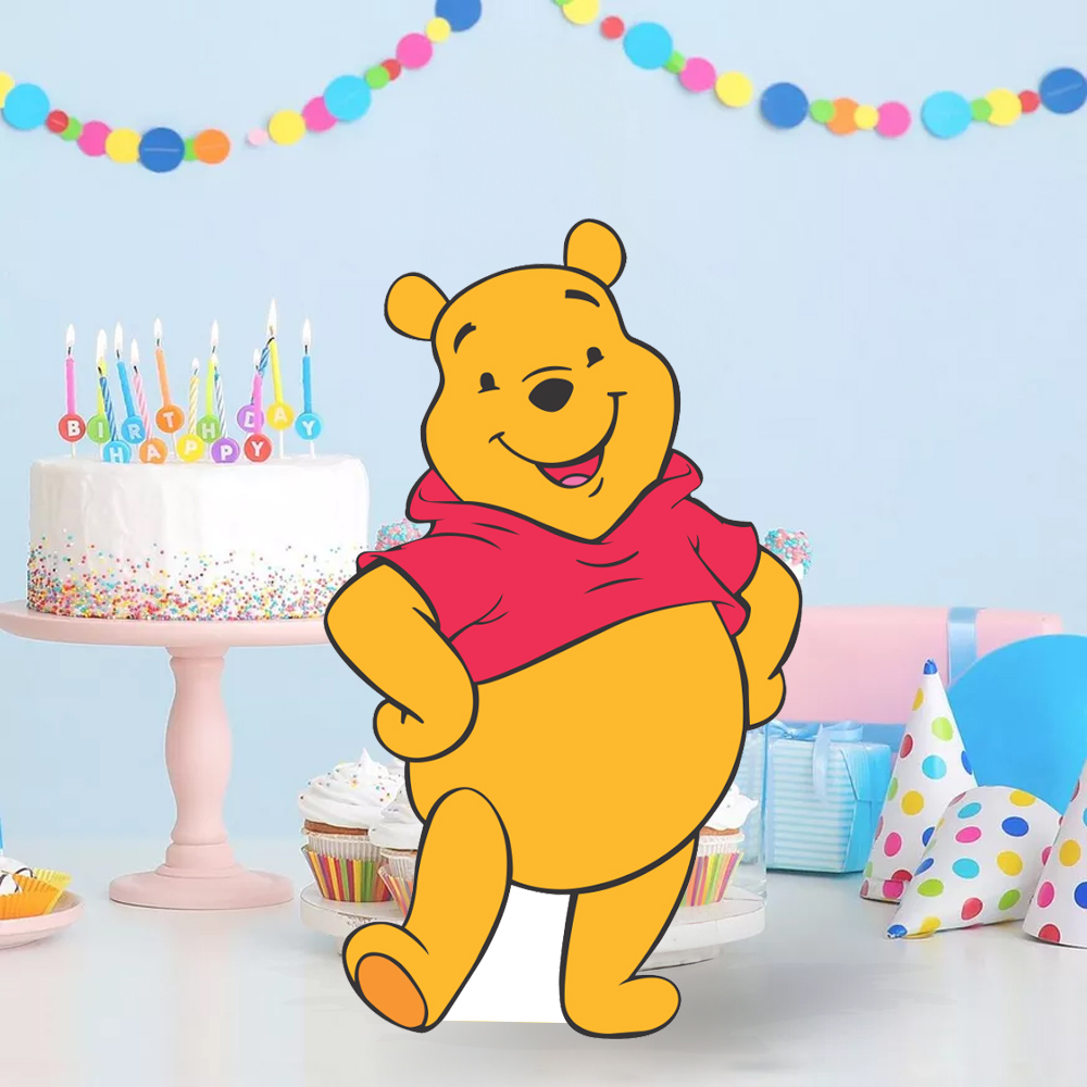 Winnie The Pooh Konsepti Ayakli Dekor Pano