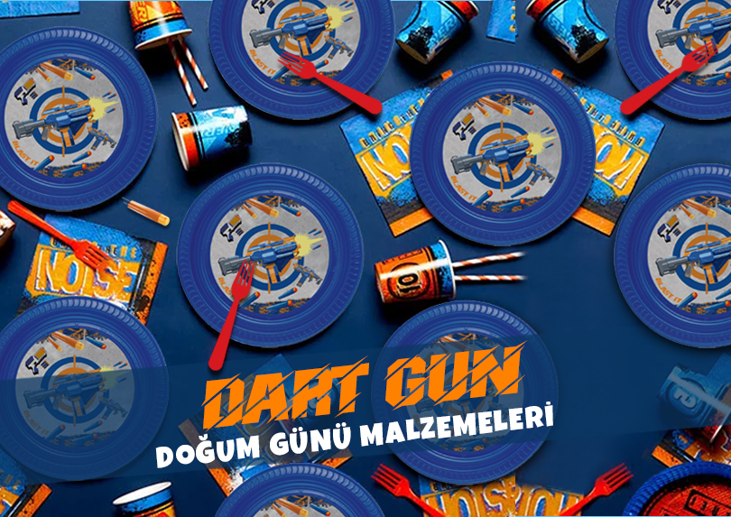 nerf doğum günü konsepti